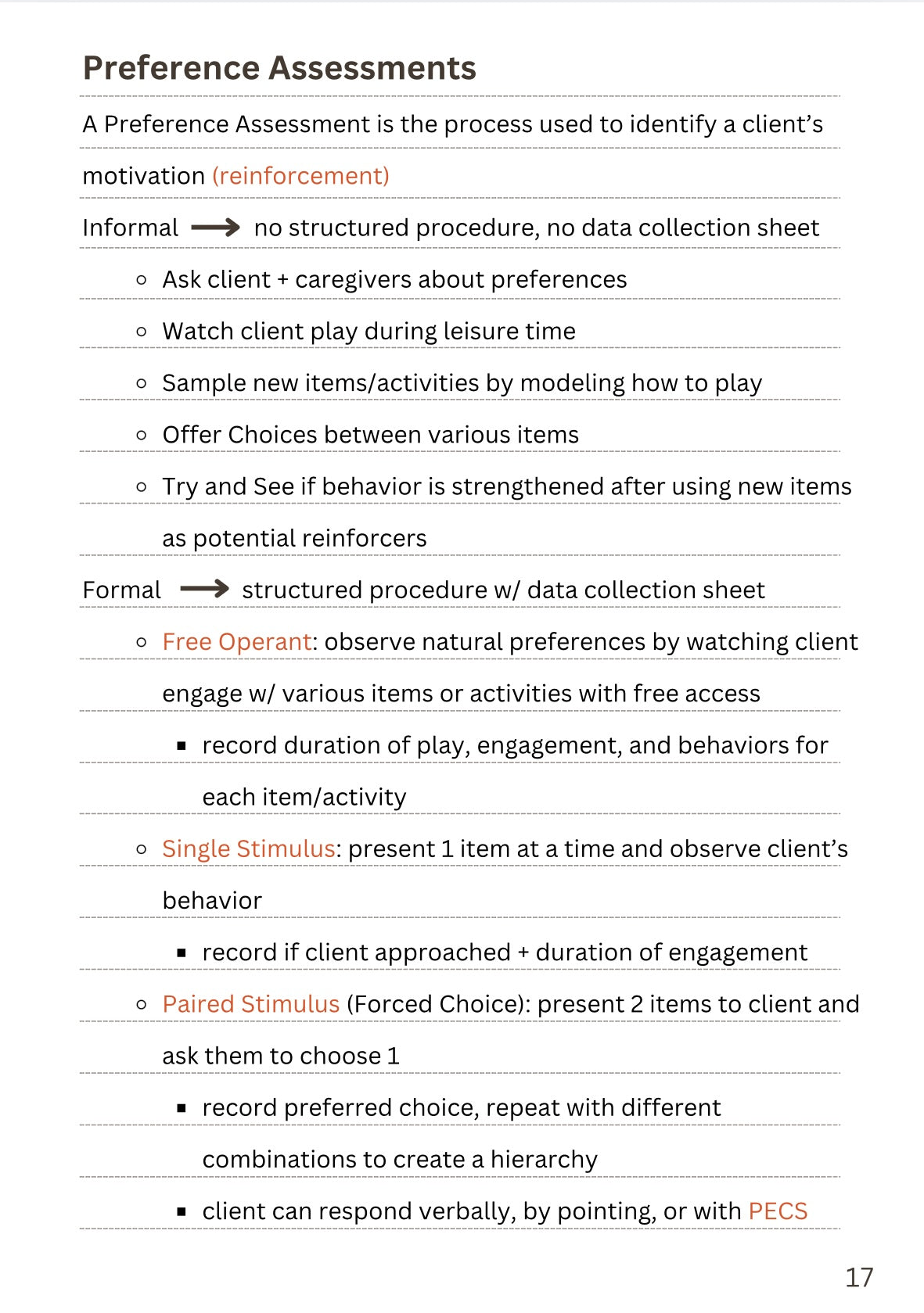 ABA Study Guide