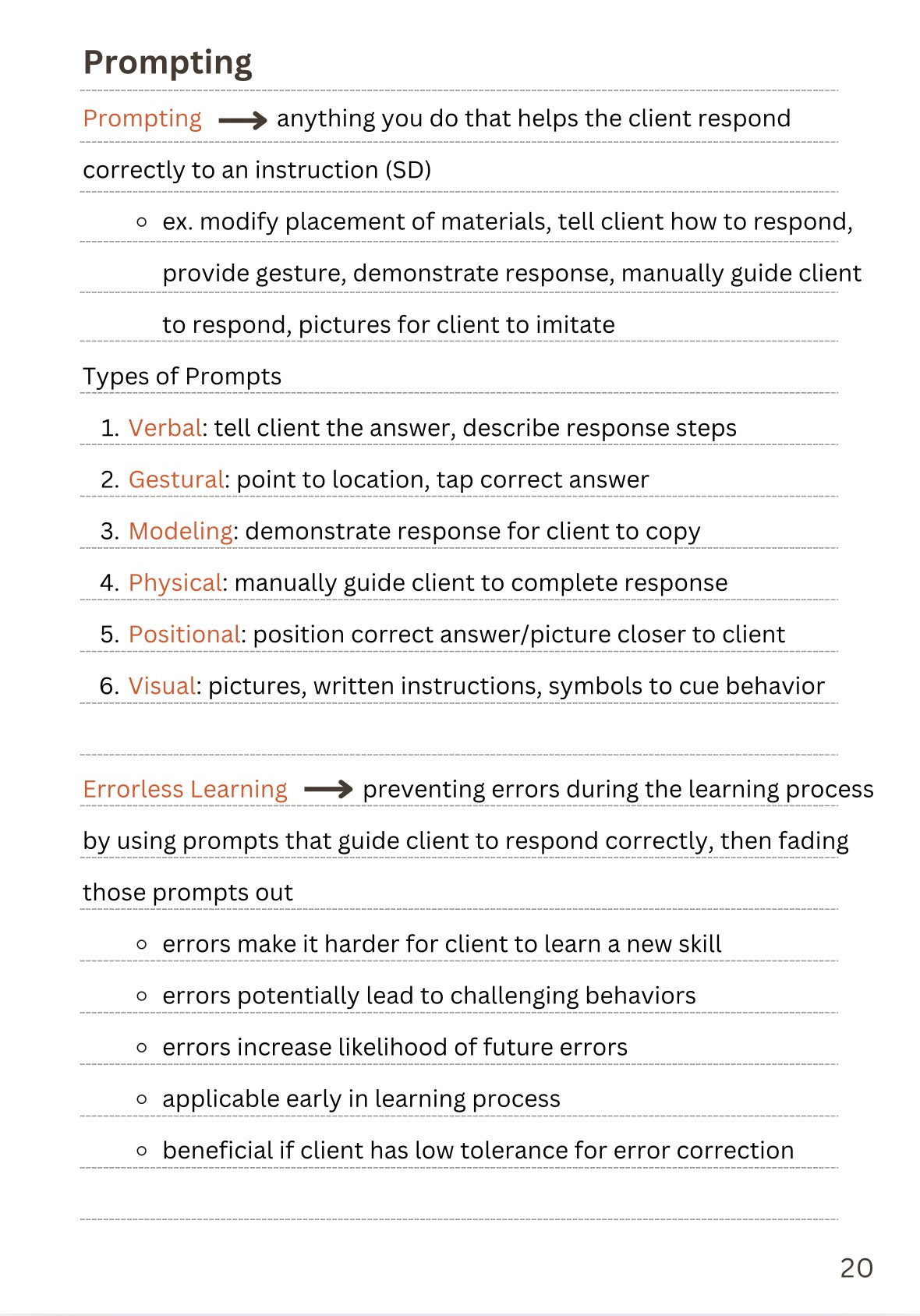 ABA Study Guide